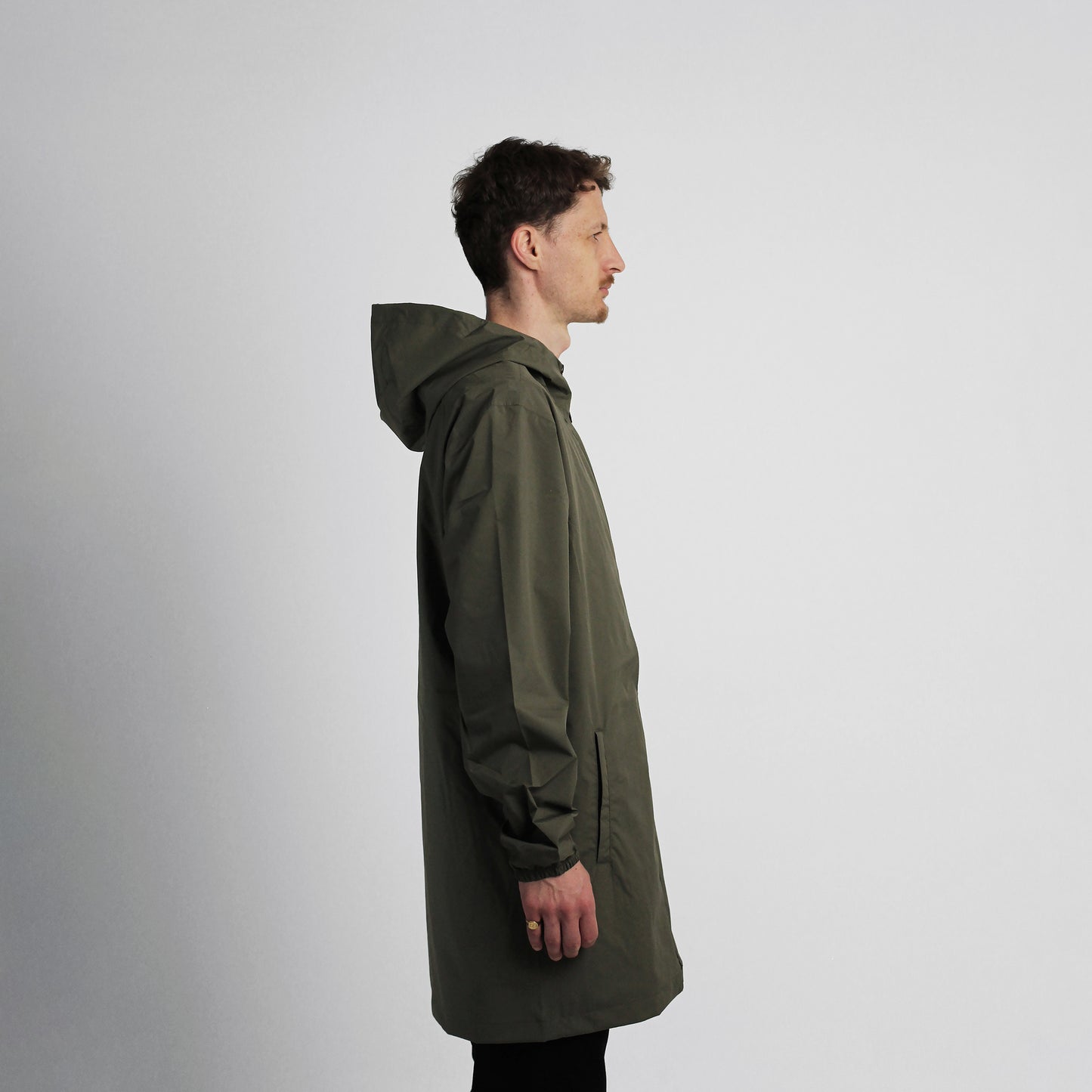Olive Trench Jacket