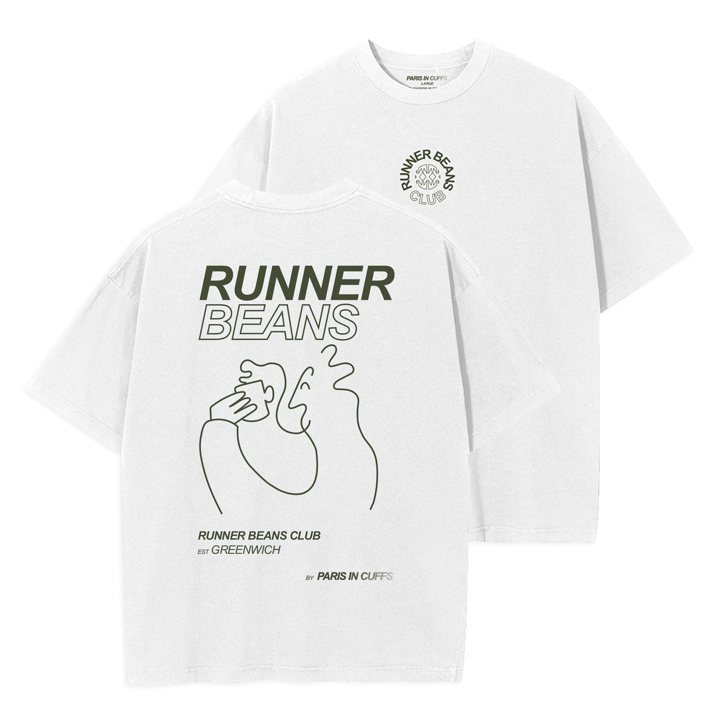 Runner Beans Club Tee White