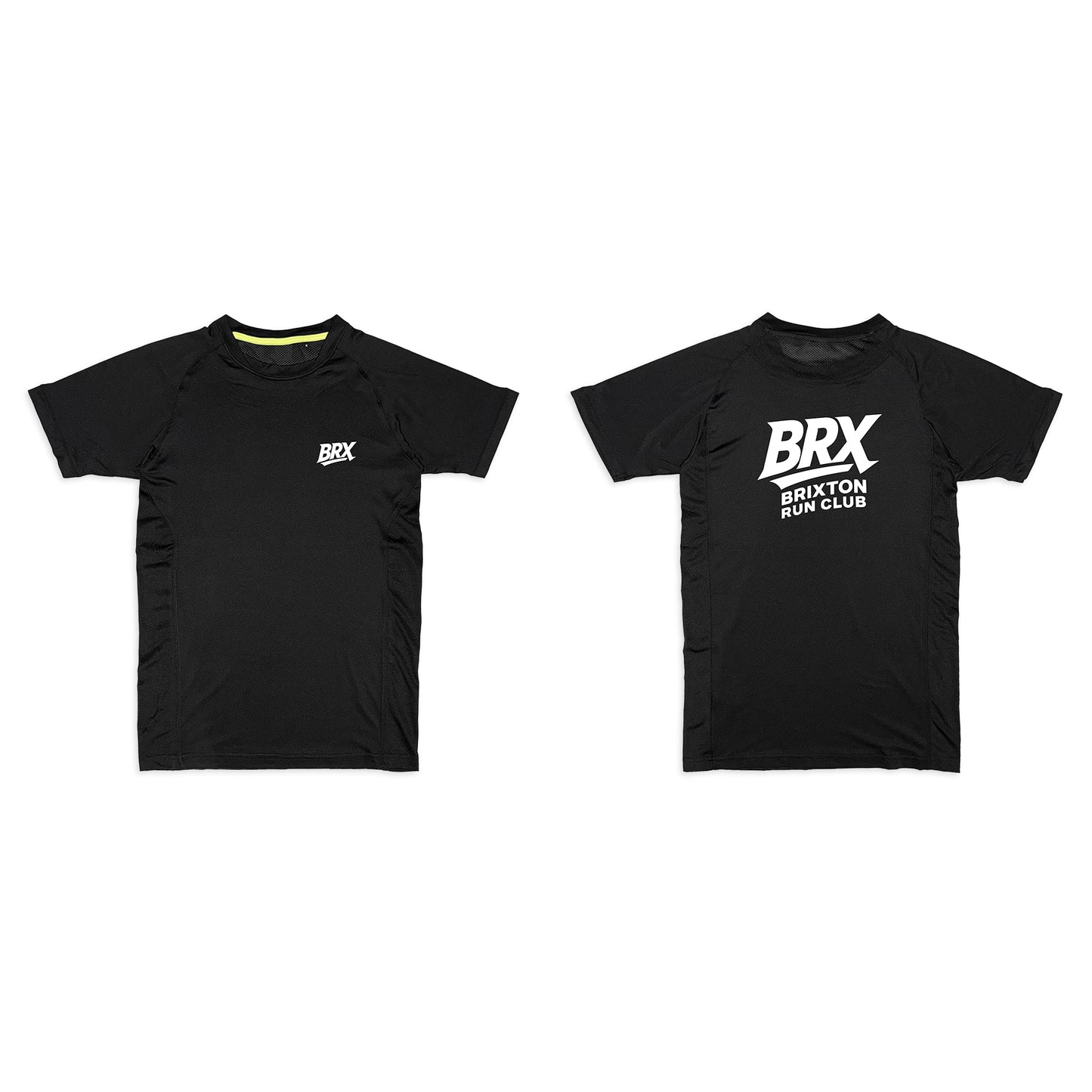 Brixton Run Club Black Slim Fit Tshirt