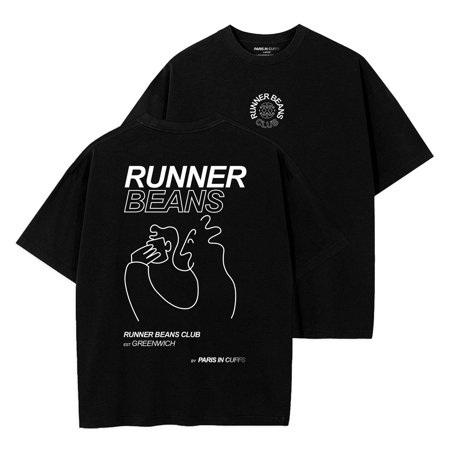 Runner Beans Club Tee Black