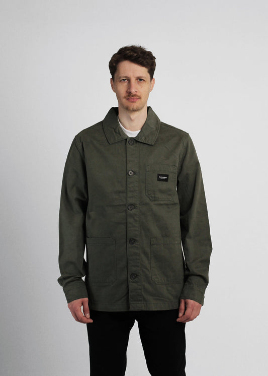 Olive Over Shirt
