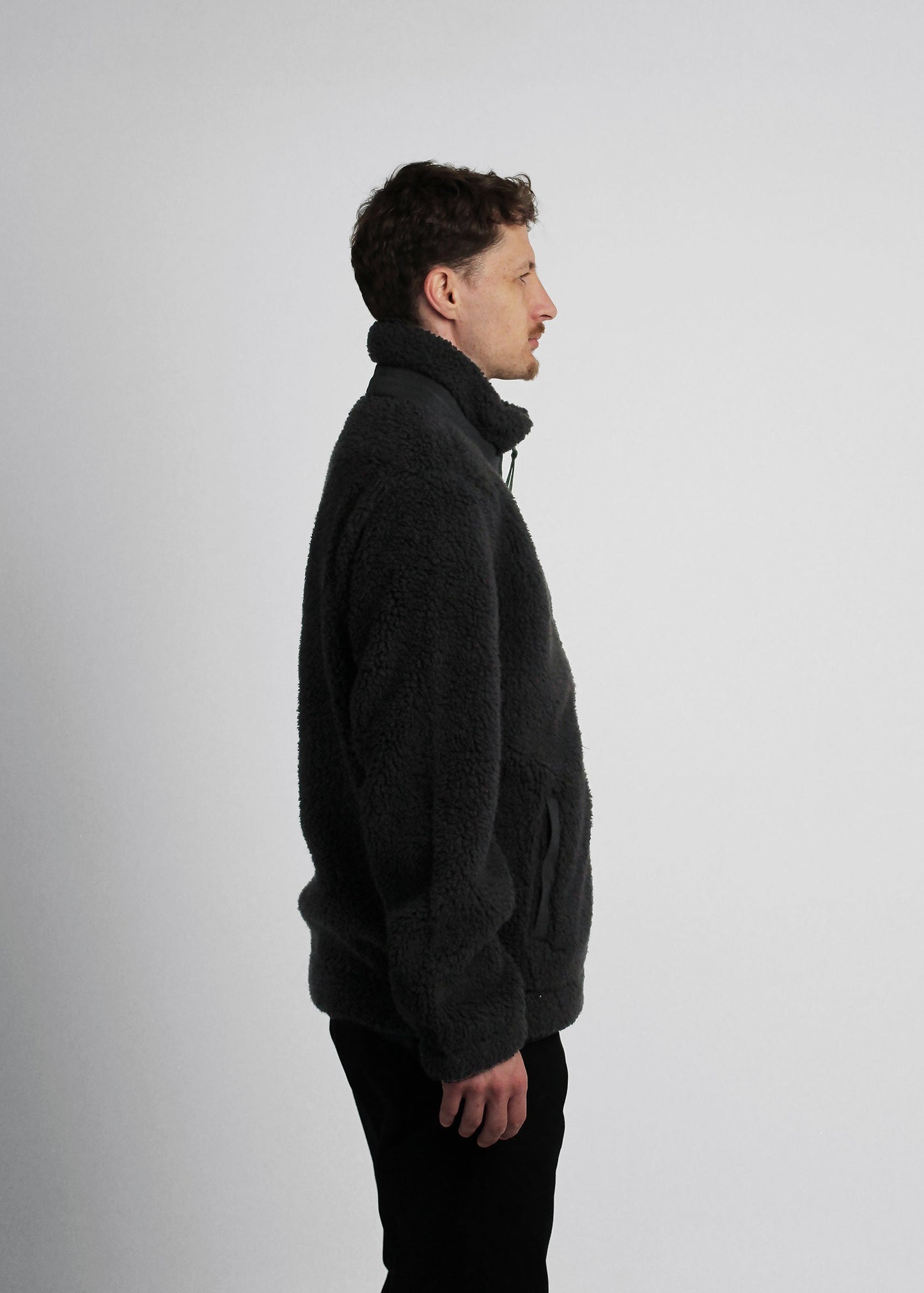 Black Sherpa Fleece