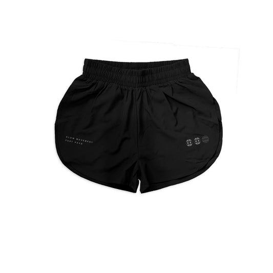Black Split Shorts
