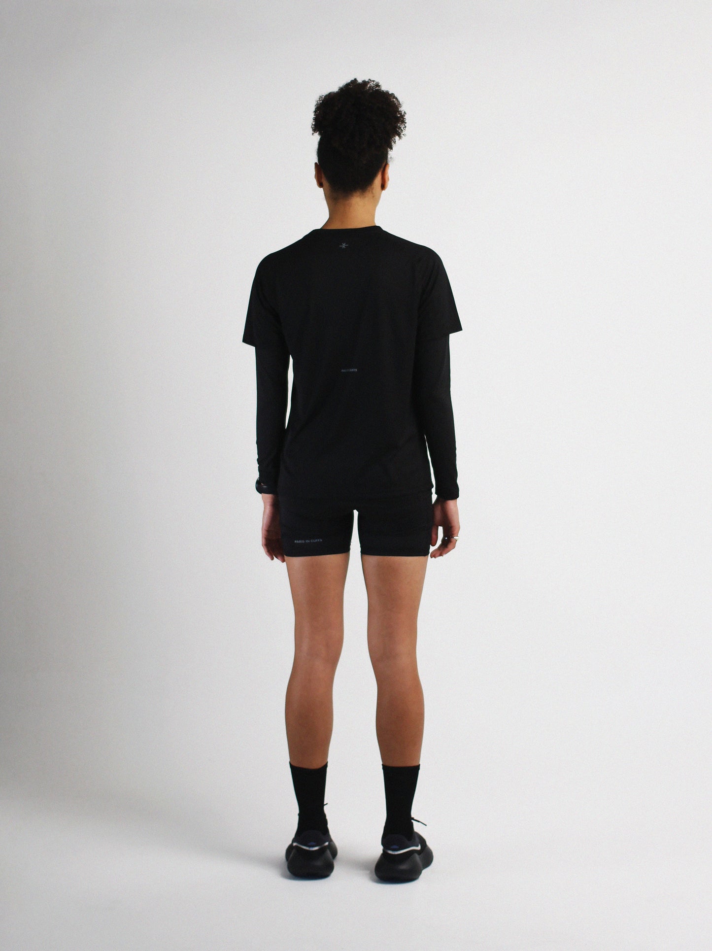 Slow Movement Womens Black Active Tshirt