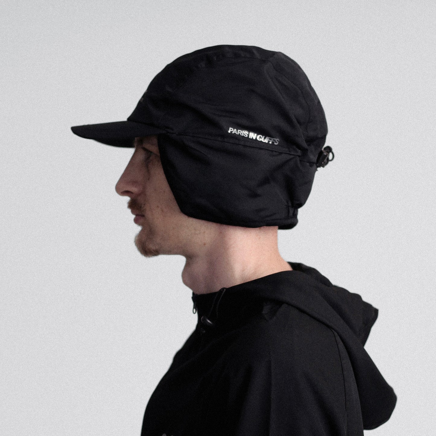 Black Fleece Lined Cap