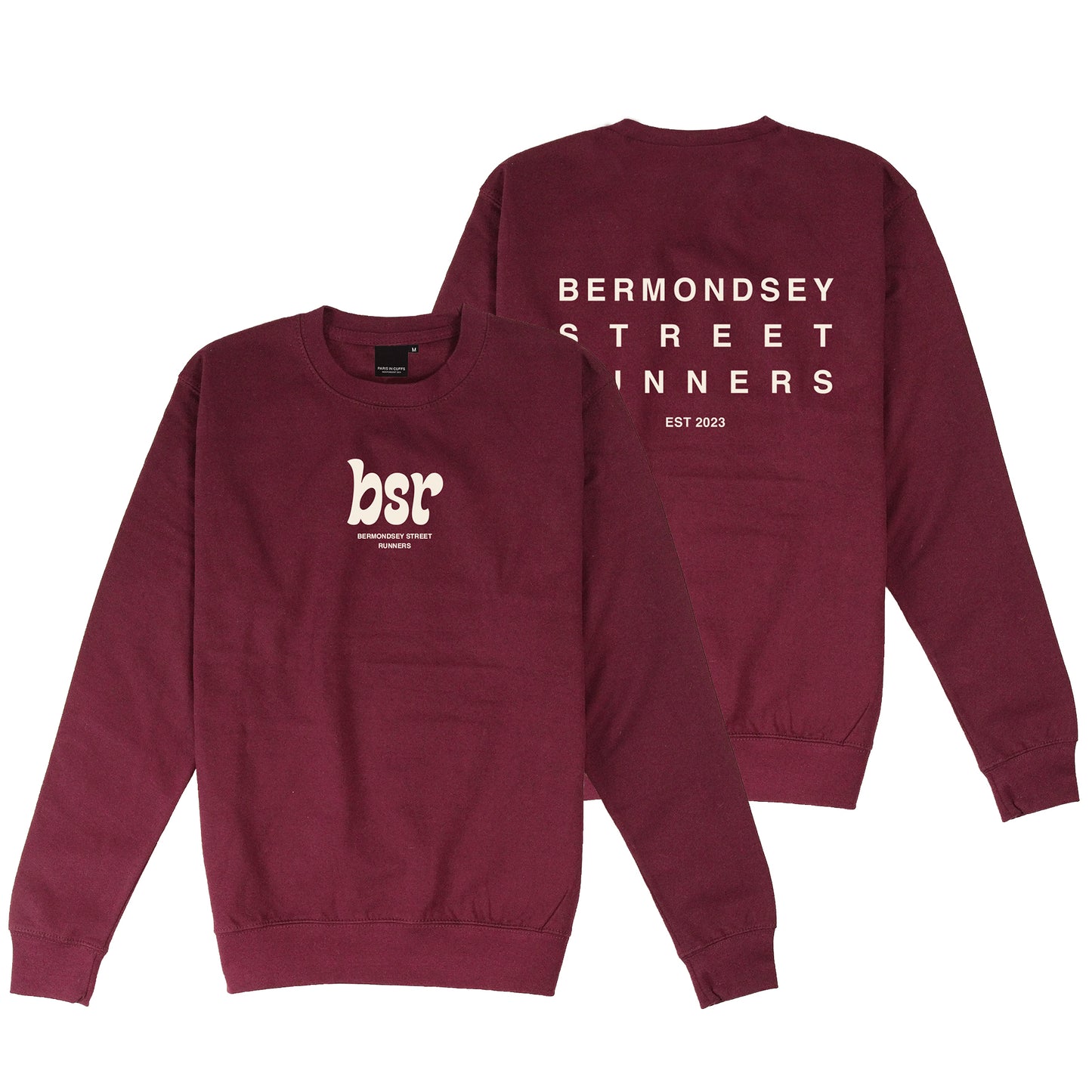 BSR Burgundy Crew Neck Sweatshirt