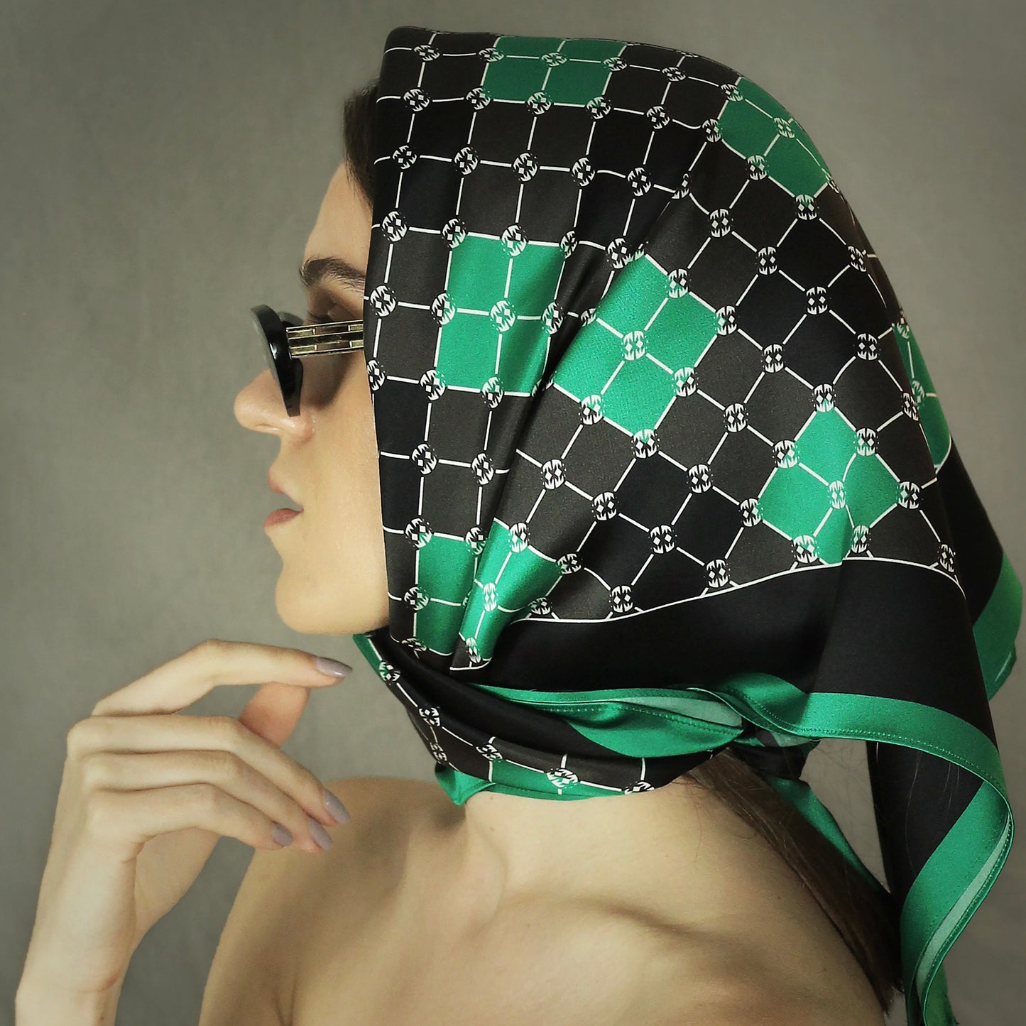 No1 Monogram Silk Scarf