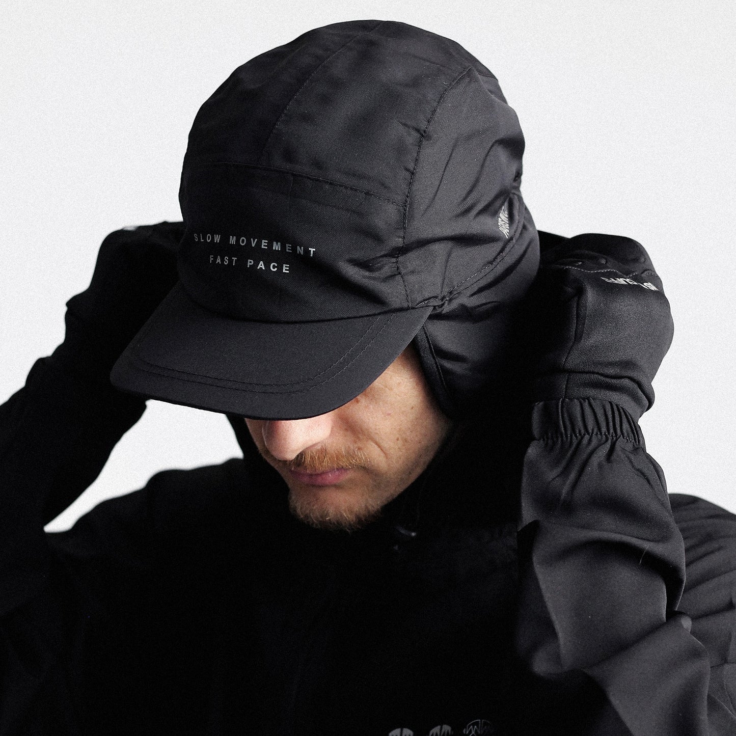 Black Fleece Lined Cap