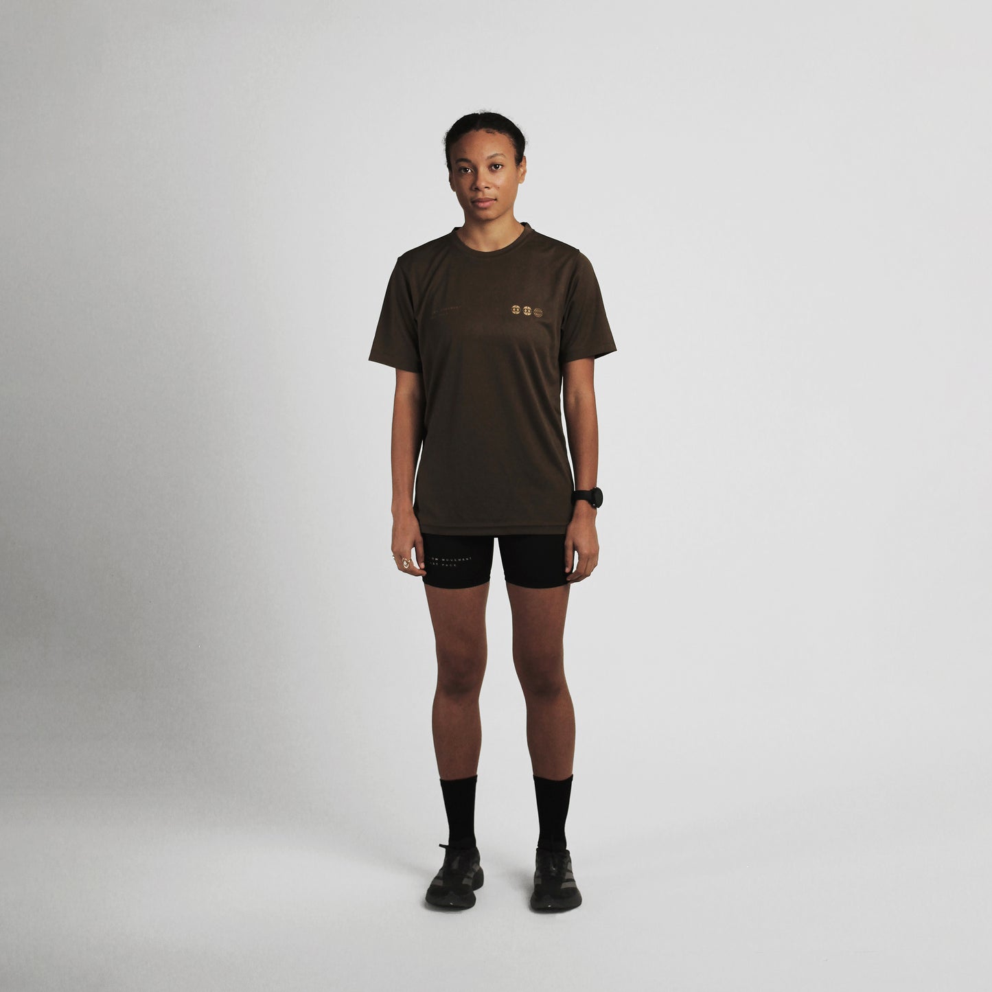 Brown Active Tshirt