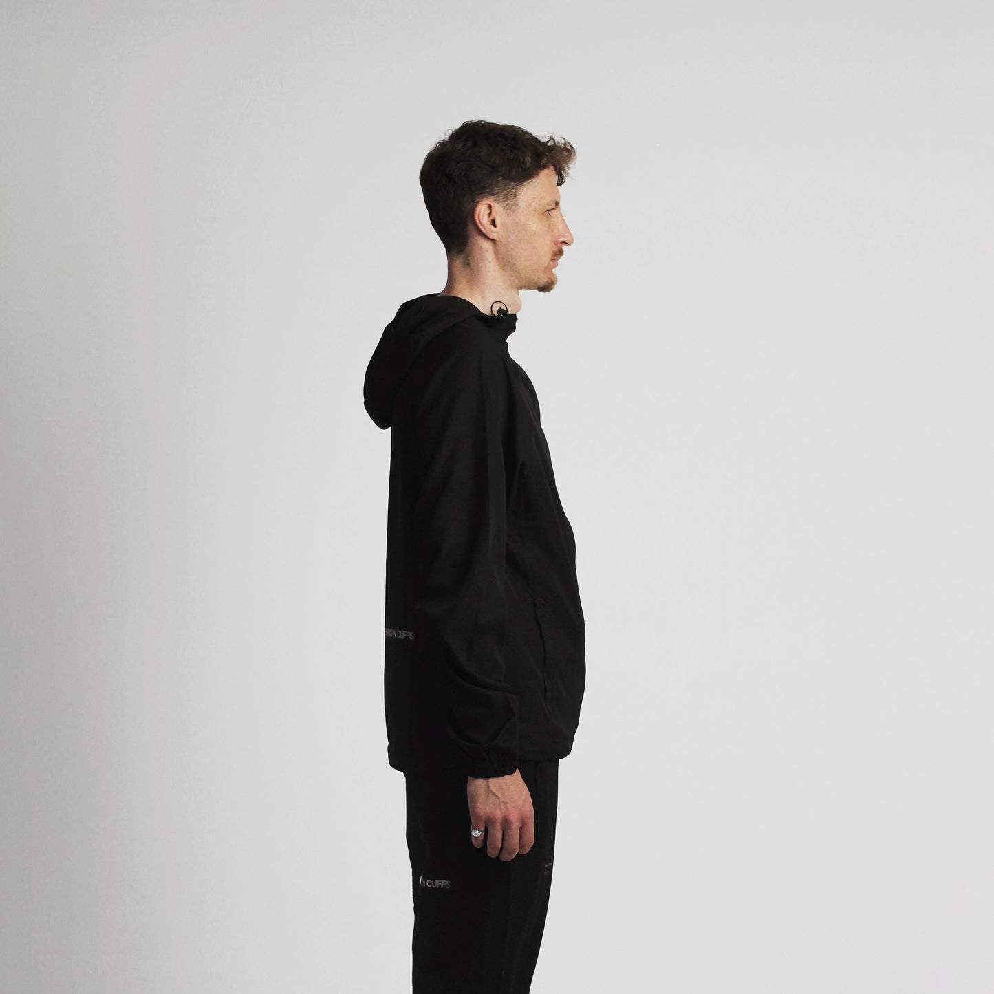 Black Lightweight Track Jacket