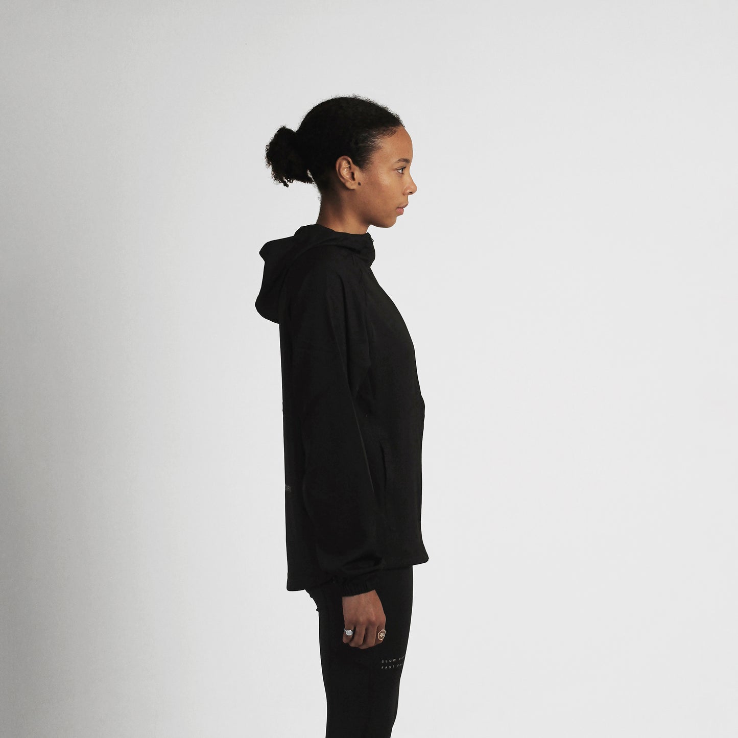 Black Lightweight Track Jacket