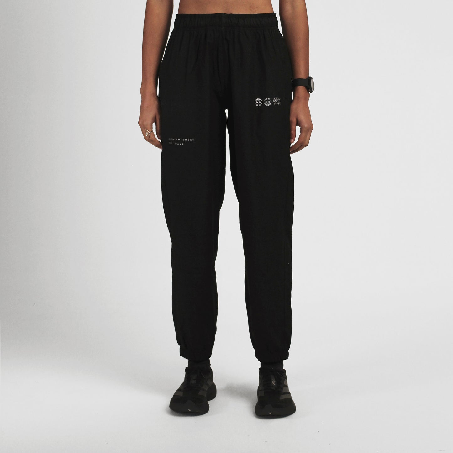 Black Lightweight Track Bottoms