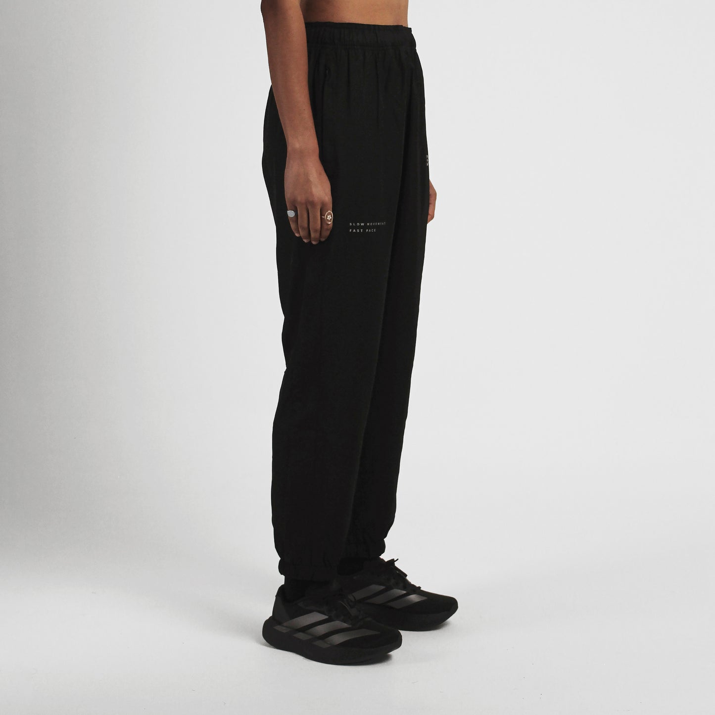 Black Lightweight Track Bottoms