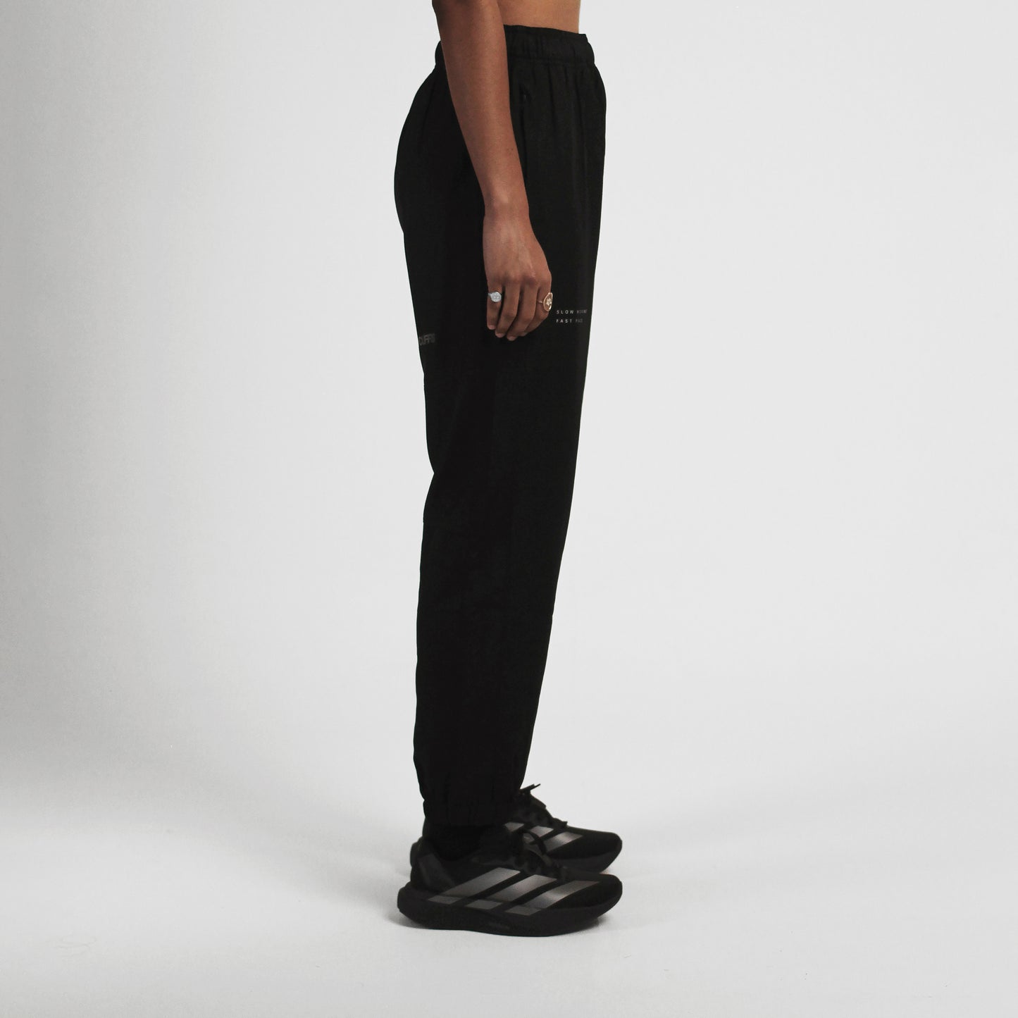 Black Lightweight Track Bottoms