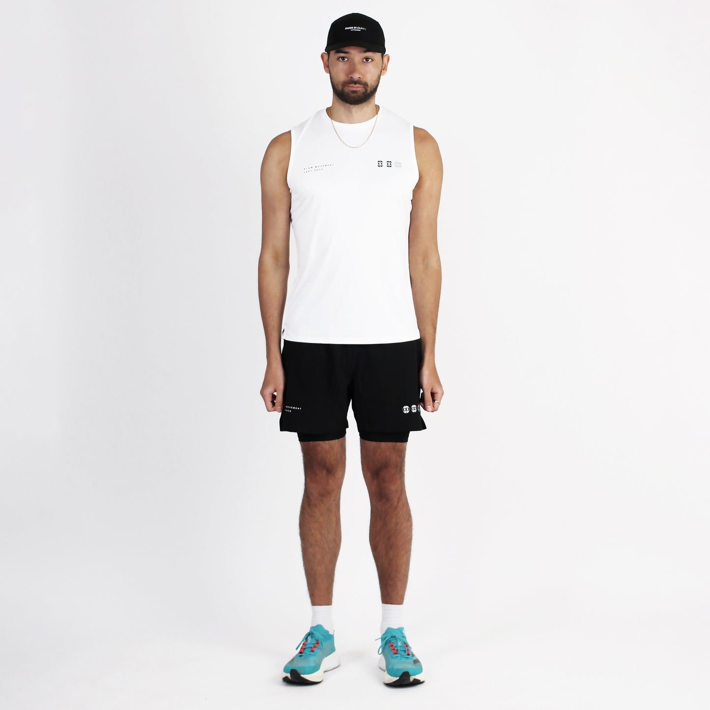 SS24 White Active Tank