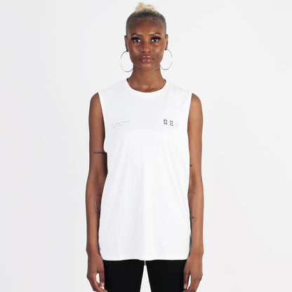 SS24 White Active Tank