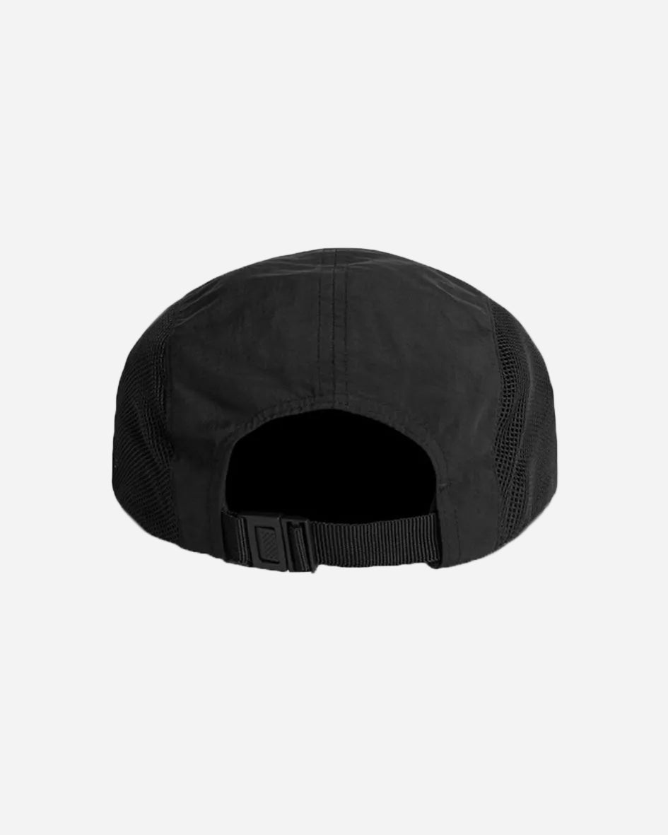 Black Mesh Panel Running Cap