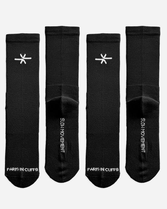 Running Socks Black Twin Pack