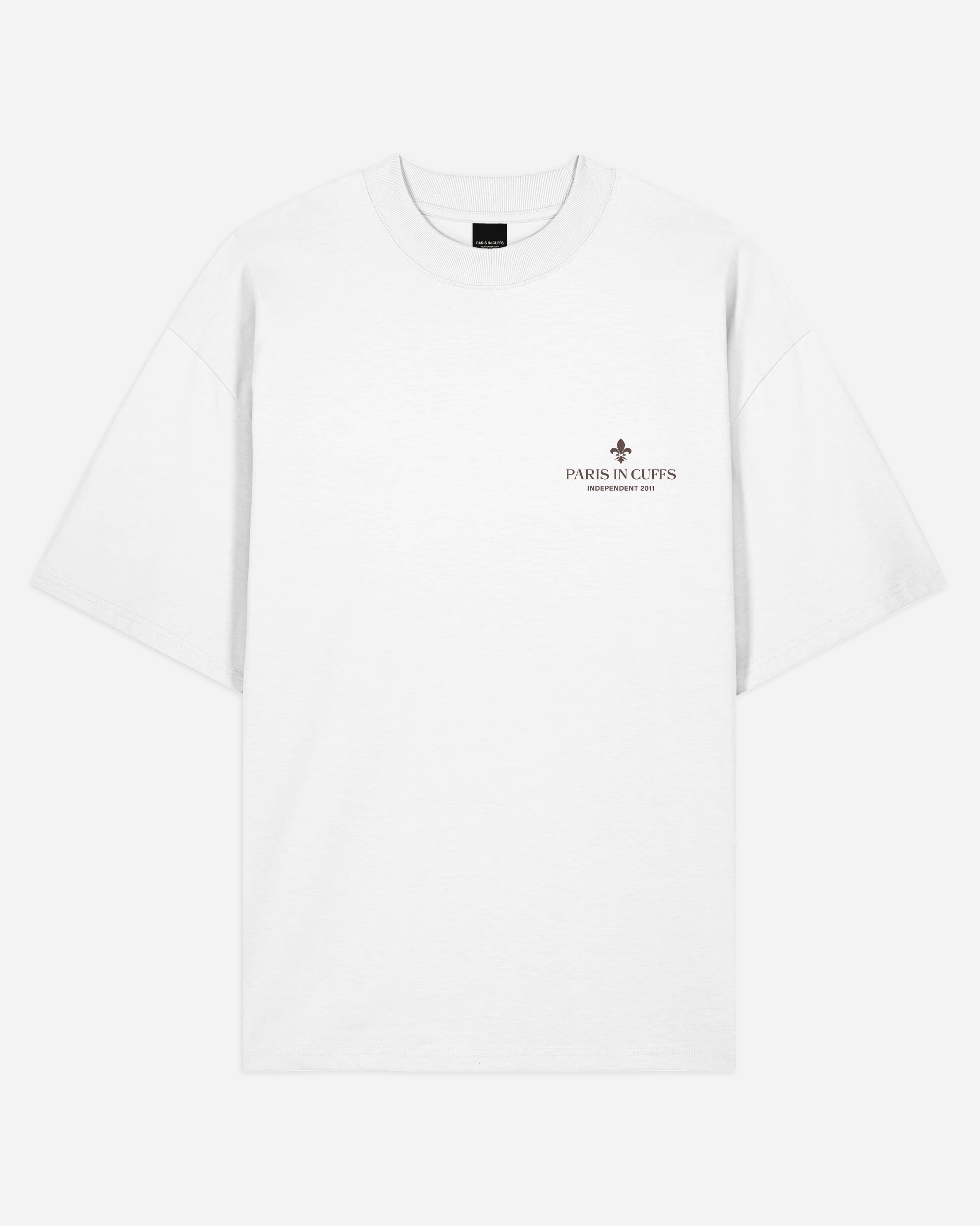 White Heritage Oversized Tshirt – PARIS IN CUFFS