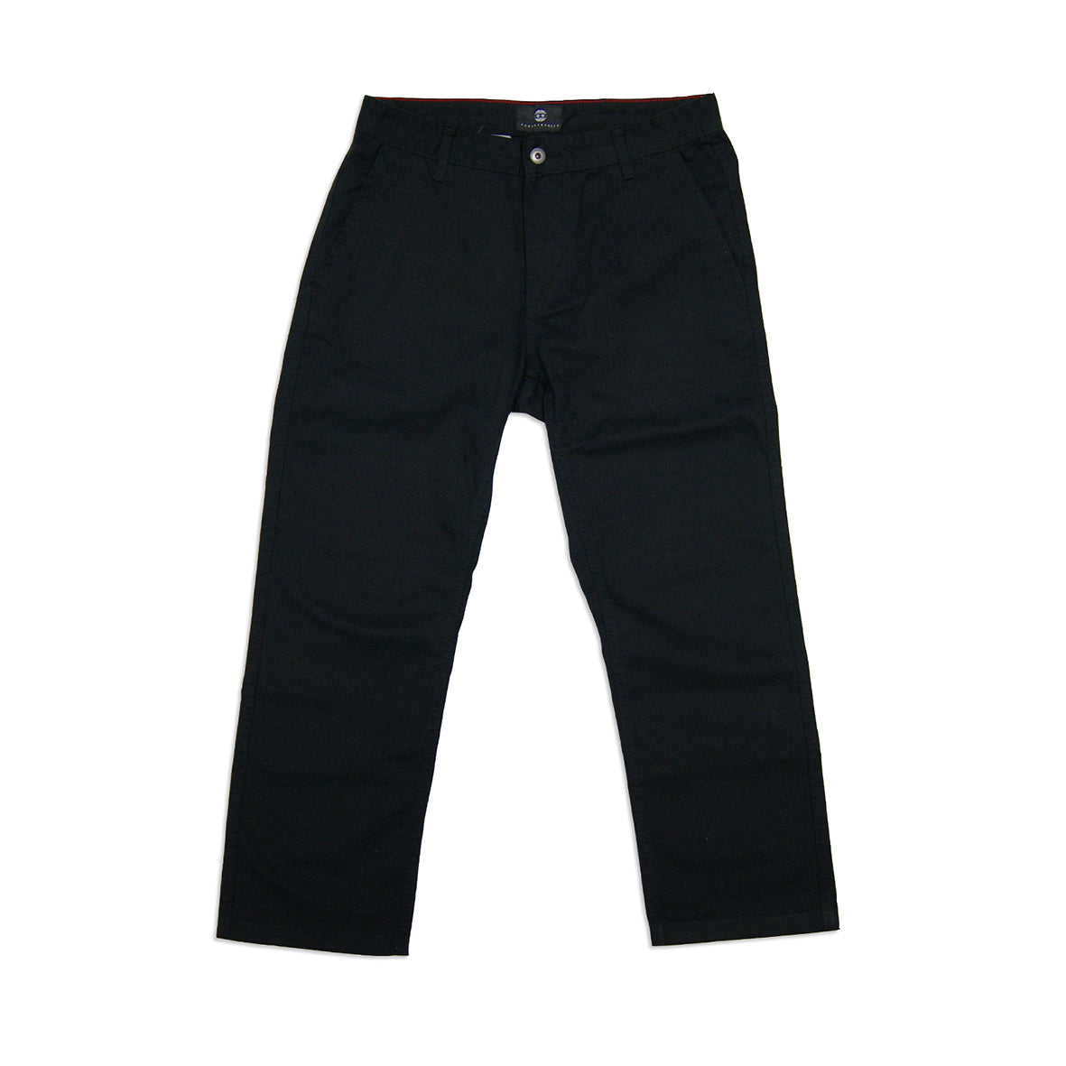Black Straight Chinos