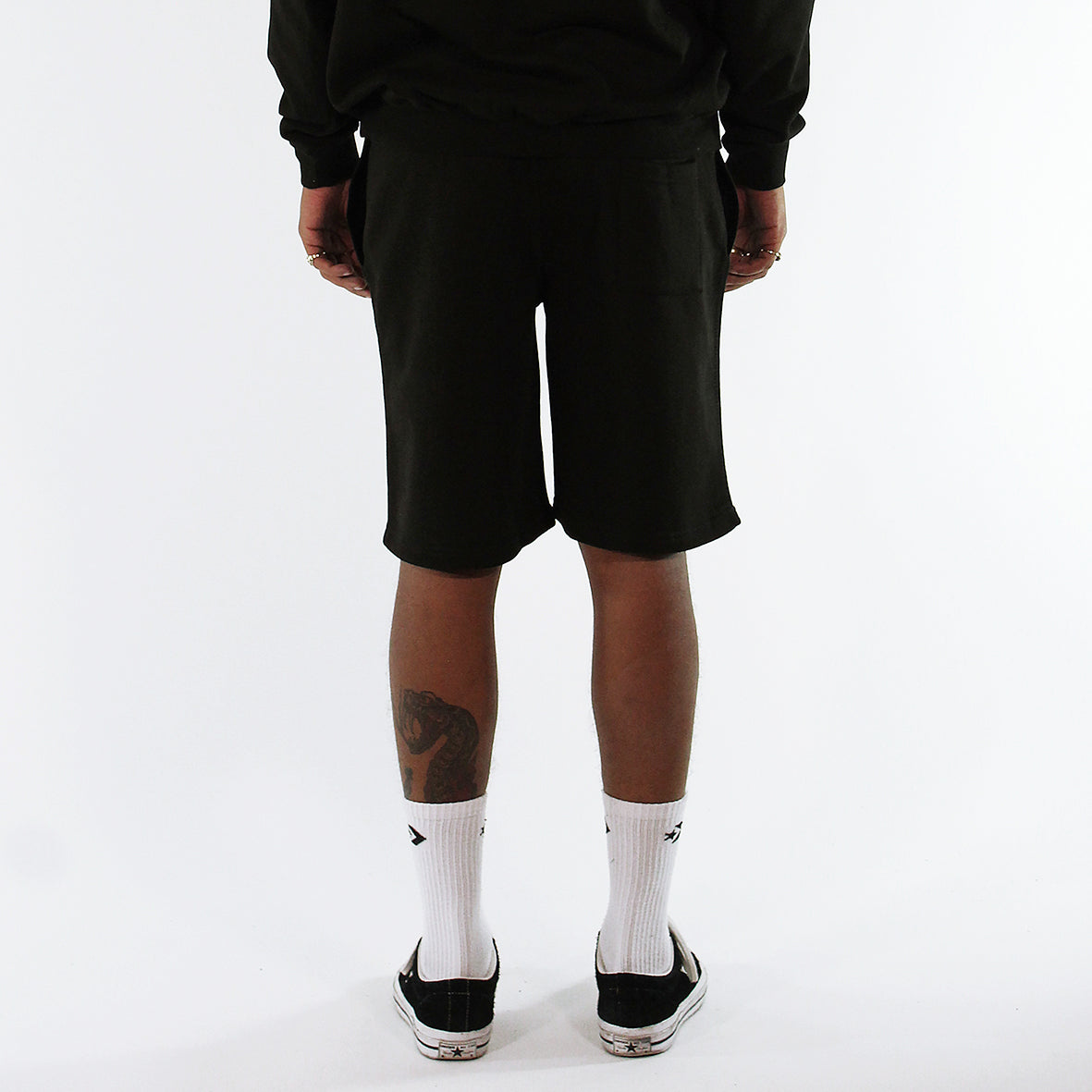 Black Mono Shorts