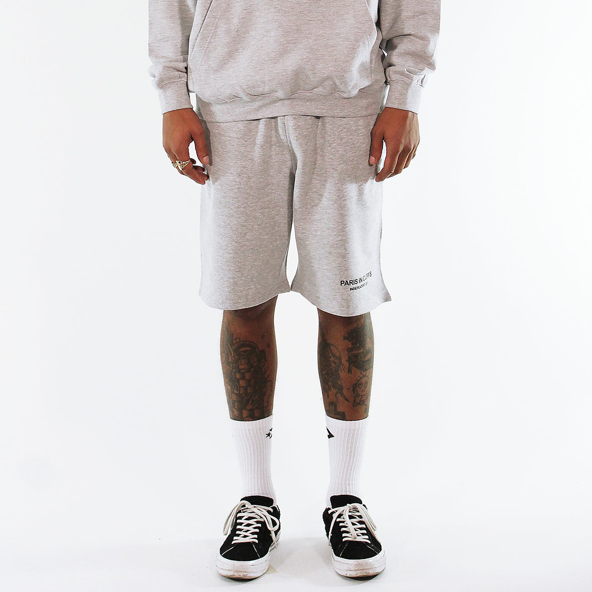 Grey Mono Shorts