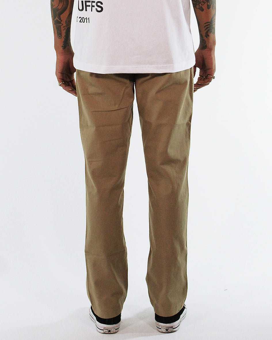 Tan Straight Chinos