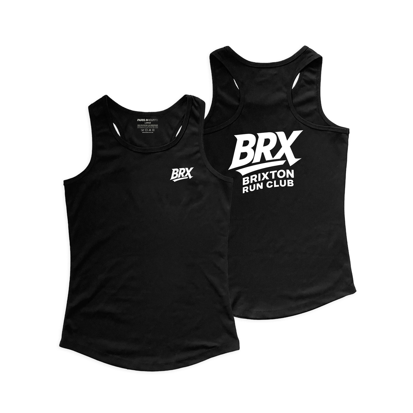 Brixton Run Club Womens Black Vest
