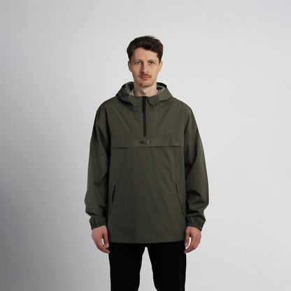 Olive Pull Over Jacket