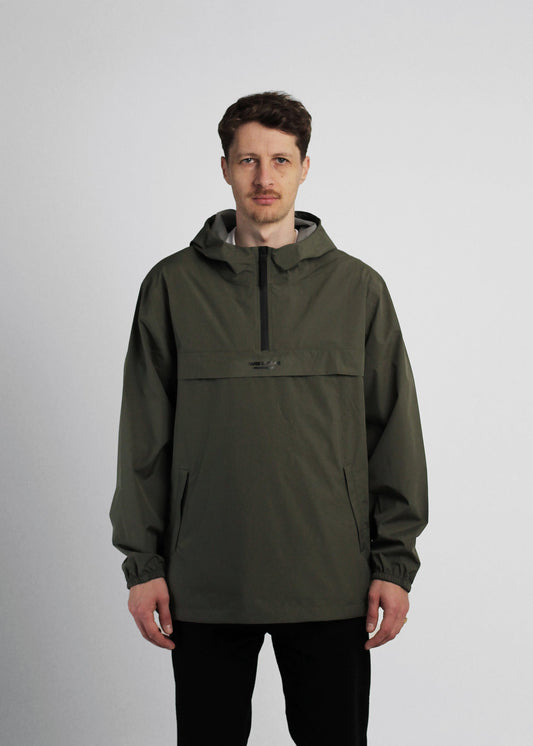Olive Pull Over Jacket