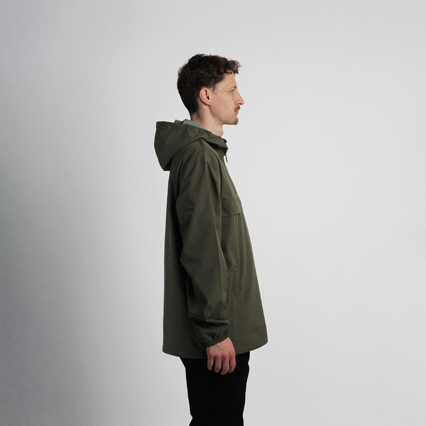 Olive Pull Over Jacket