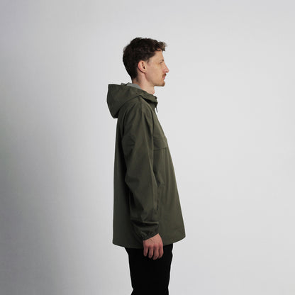 Olive Pull Over Jacket
