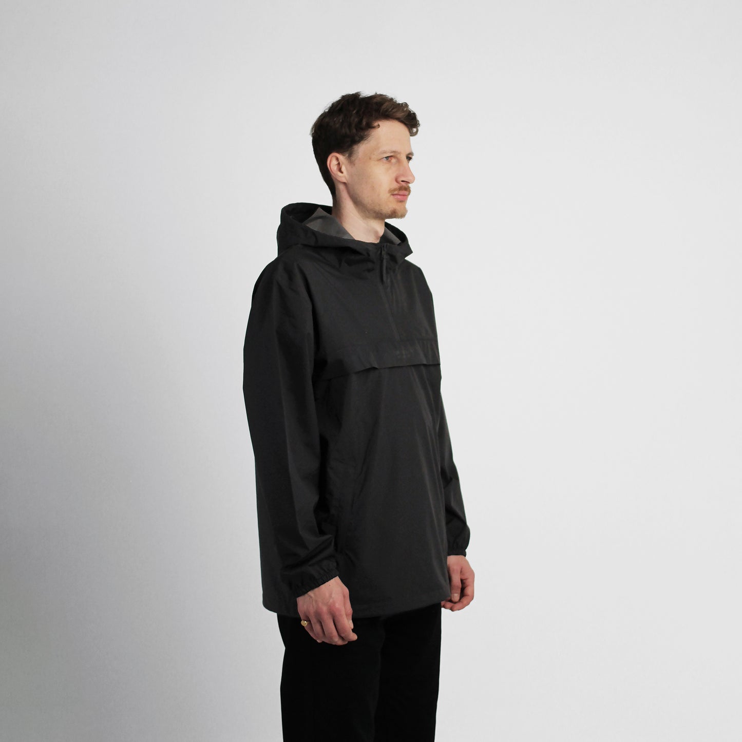 Black Pull Over Jacket