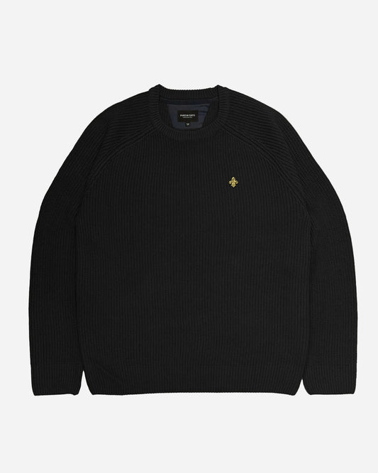 Black Knitted Sweatshirt