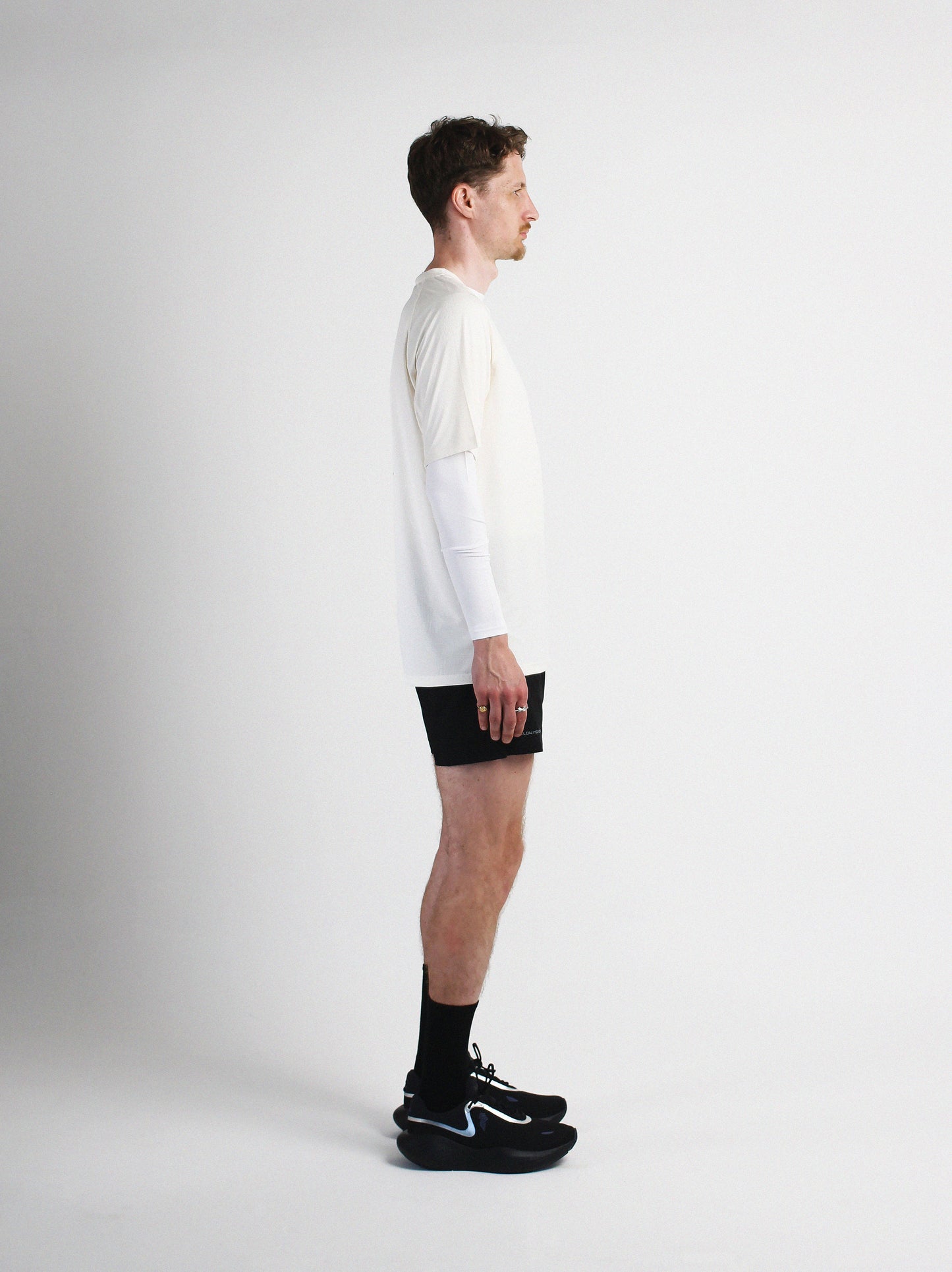 Slow Movement Mens Cream Active Tshirt