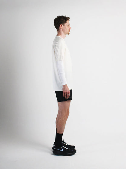 Slow Movement Mens Cream Active Tshirt
