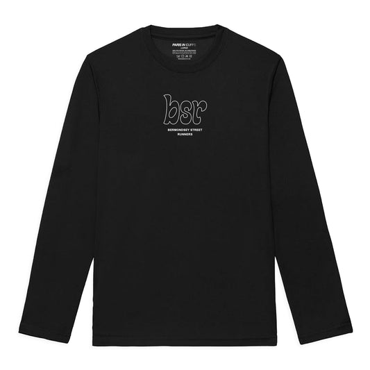 BSR Black Active Long Sleeve Tshirt