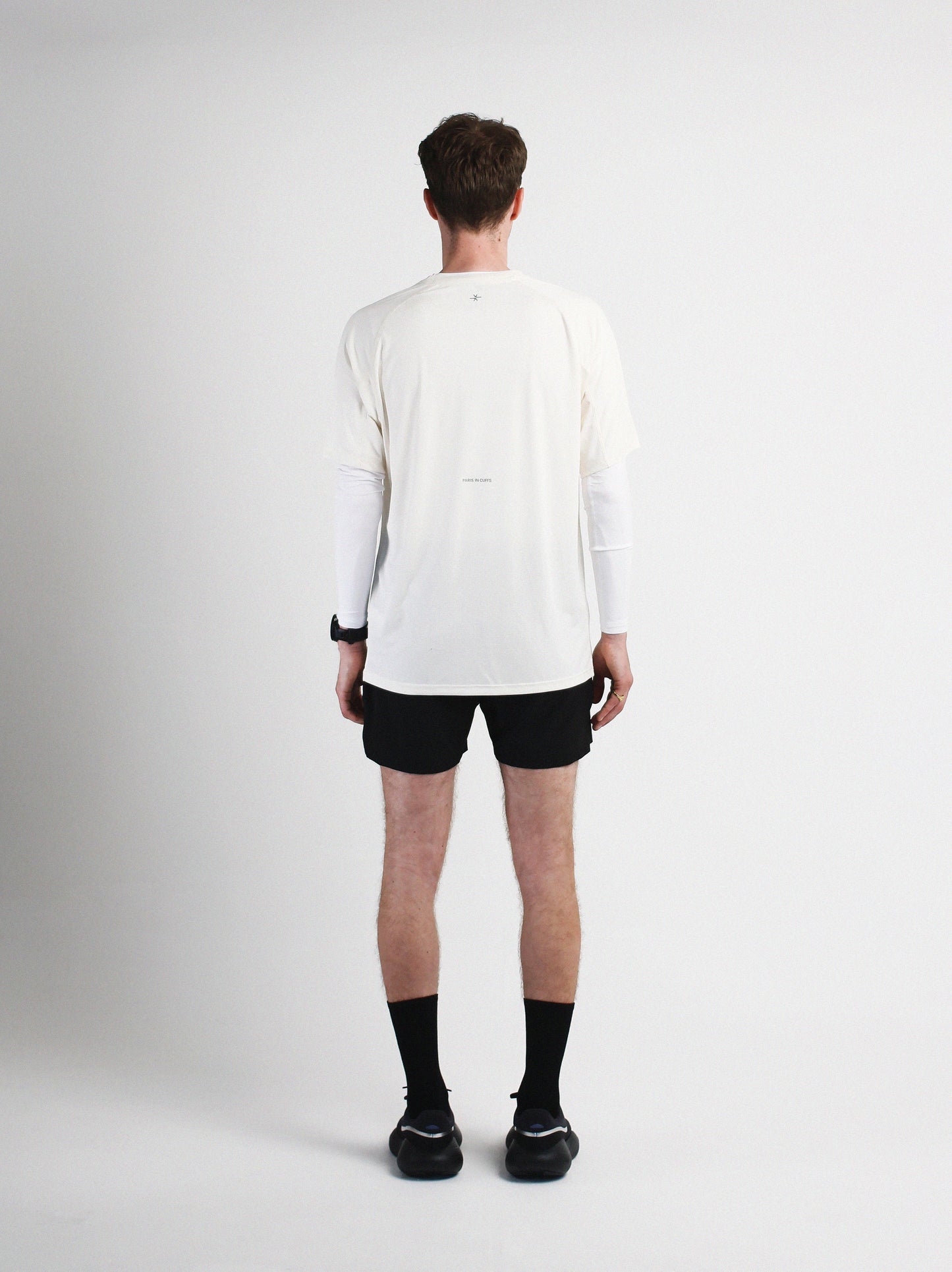 Slow Movement Mens Cream Active Tshirt