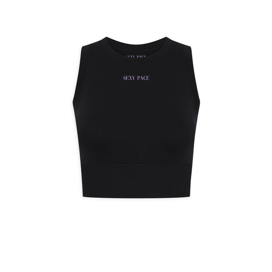 Sexy Pace Black Active Crop Top