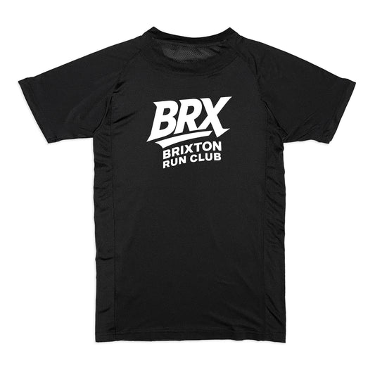 Brixton Run Club Black Slim Fit Active Tshirt