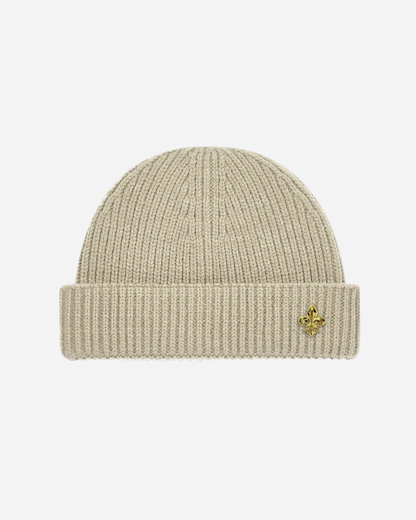 Sand Knitted Fisherman Beanie
