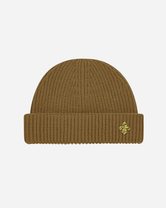 Tan Knitted Fisherman Beanie
