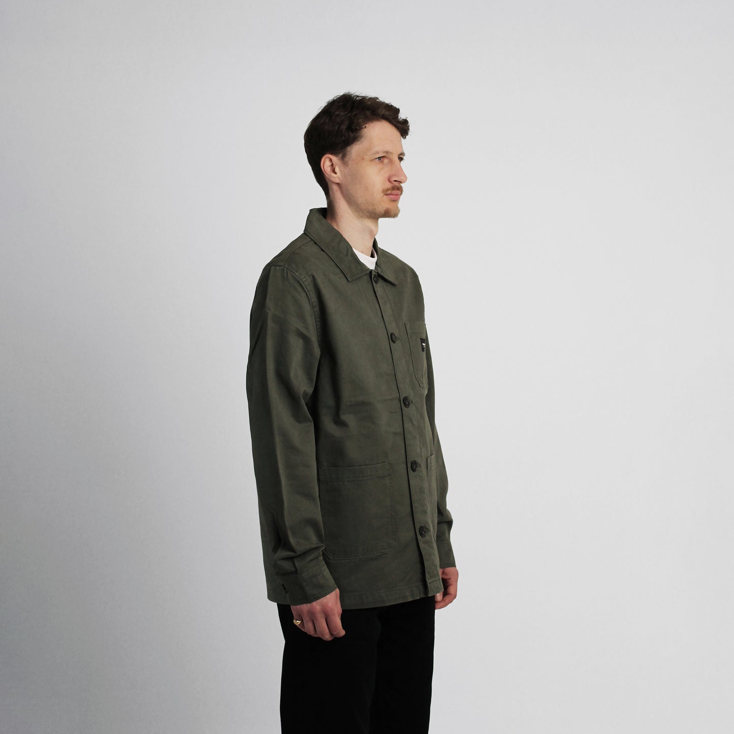 Olive Over Shirt