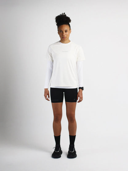 Slow Movement Womens Cream Active Tshirt