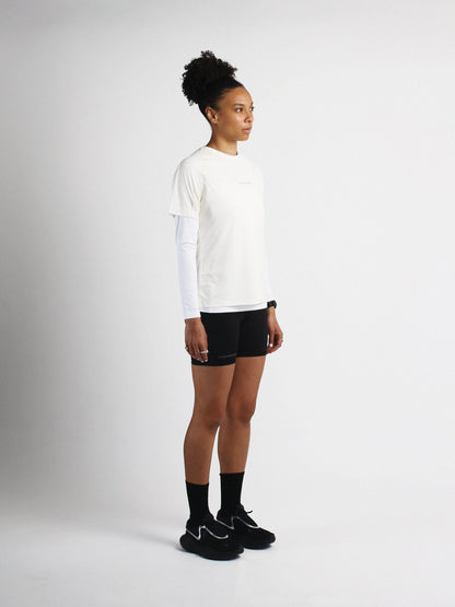Slow Movement Womens Cream Active Tshirt