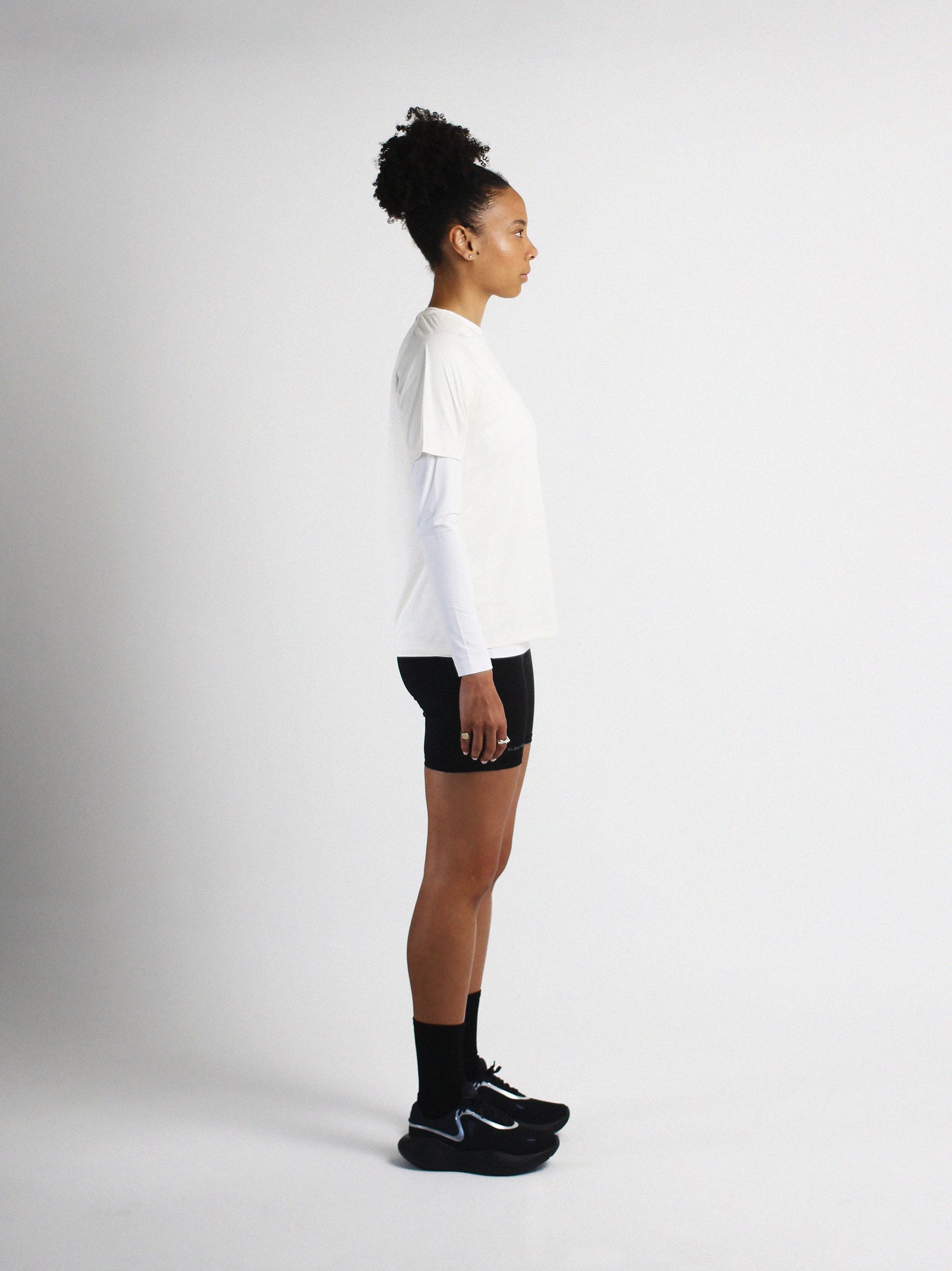 Slow Movement Womens Cream Active Tshirt