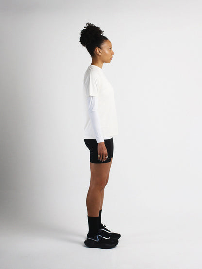 Slow Movement Womens Cream Active Tshirt