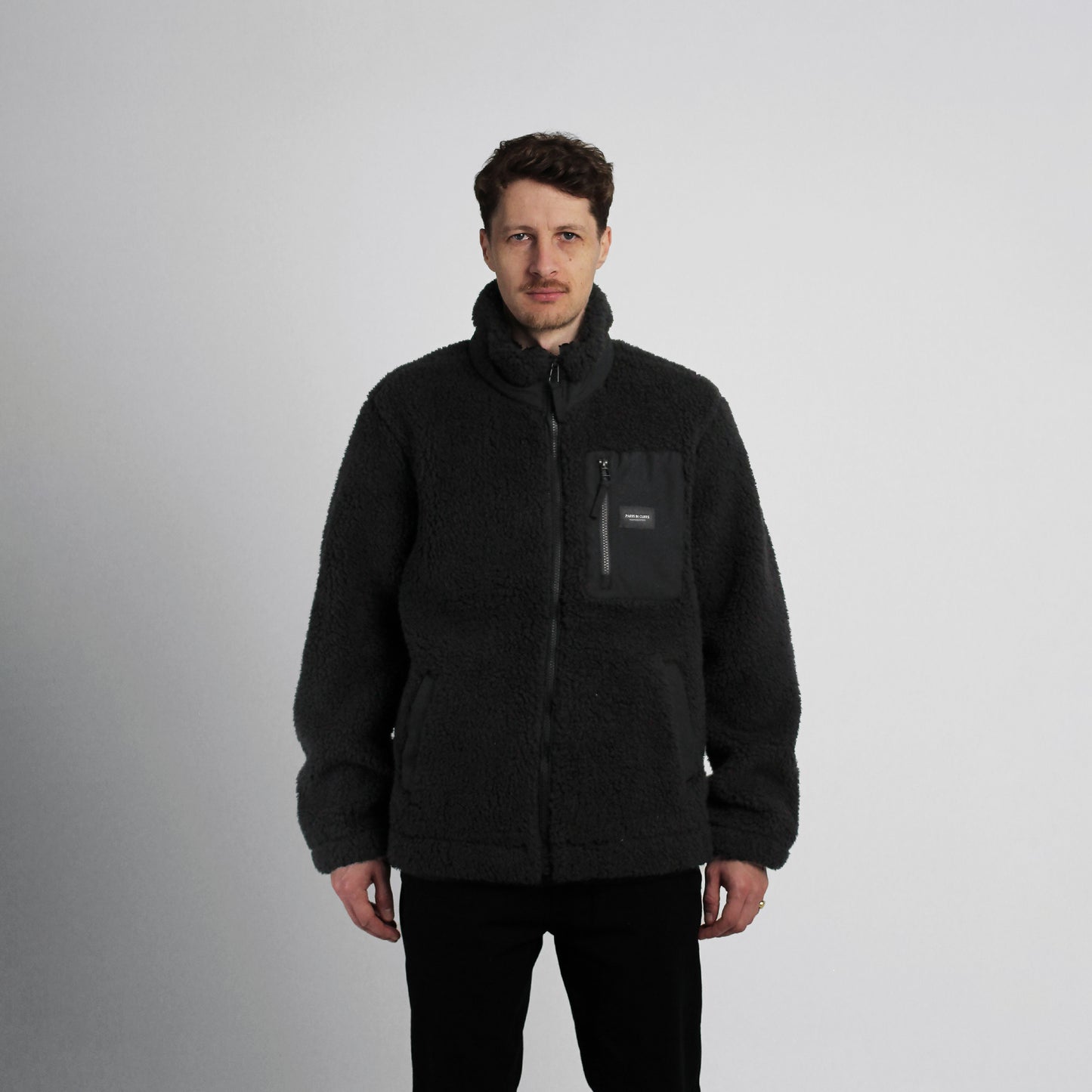 Black Sherpa Fleece