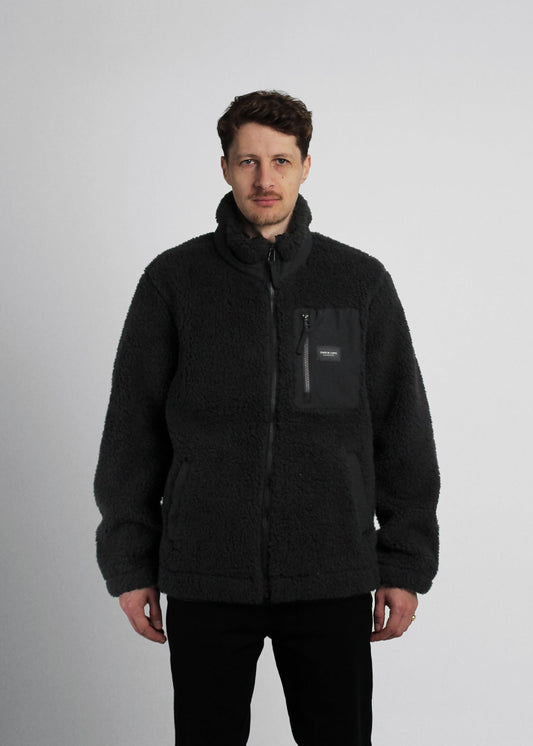 Black Sherpa Fleece