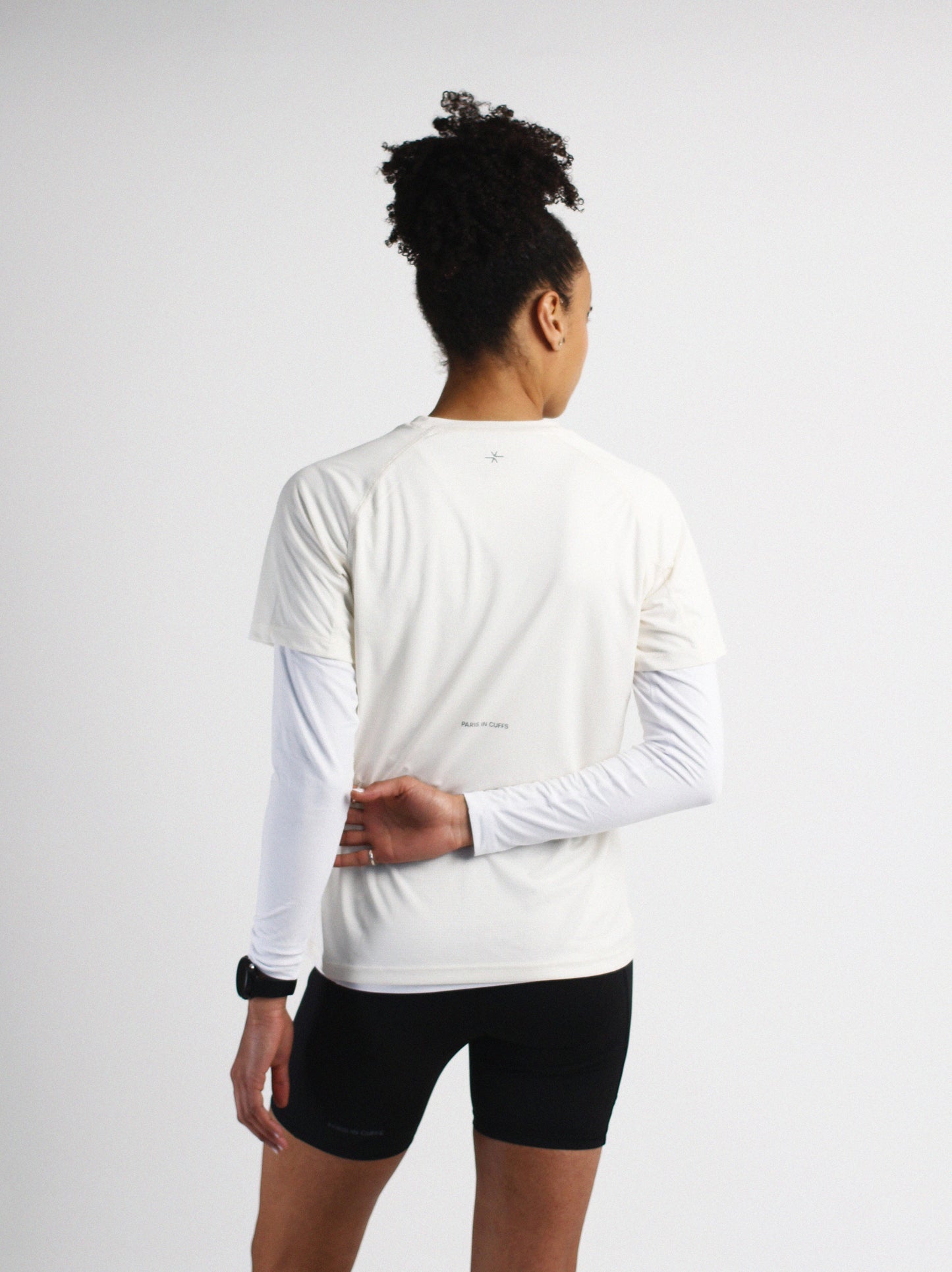 Slow Movement Womens Cream Active Tshirt